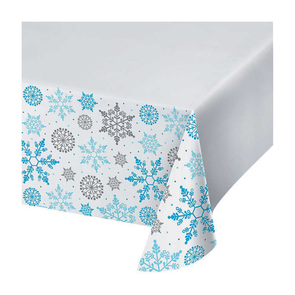 snow princess birthday tablecover