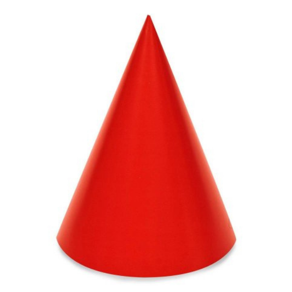 superhero red birthday party hat