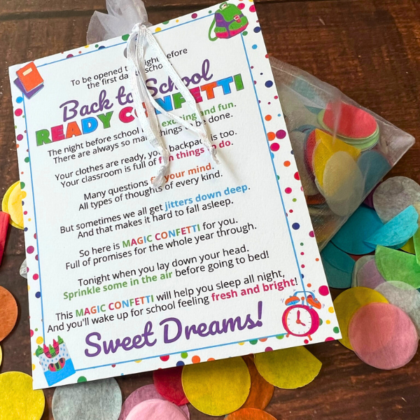 Ready Confetti, Back to School