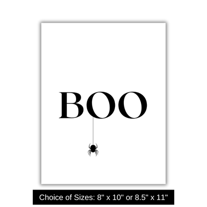 Halloween "Boo" Wall Art Decor