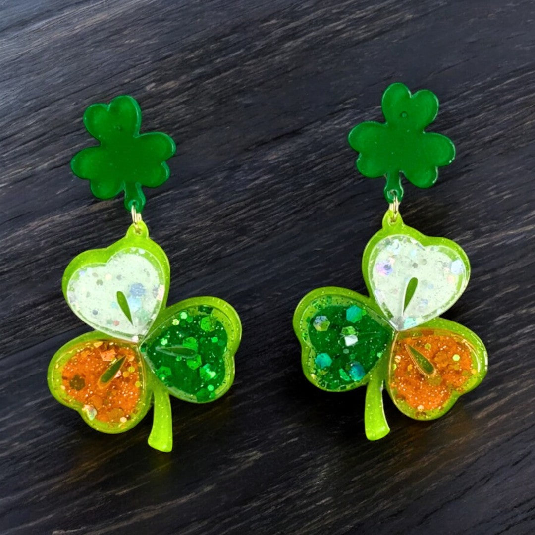 Lucky Clover Earrings – Perfect Accessory for St. Patty's Day