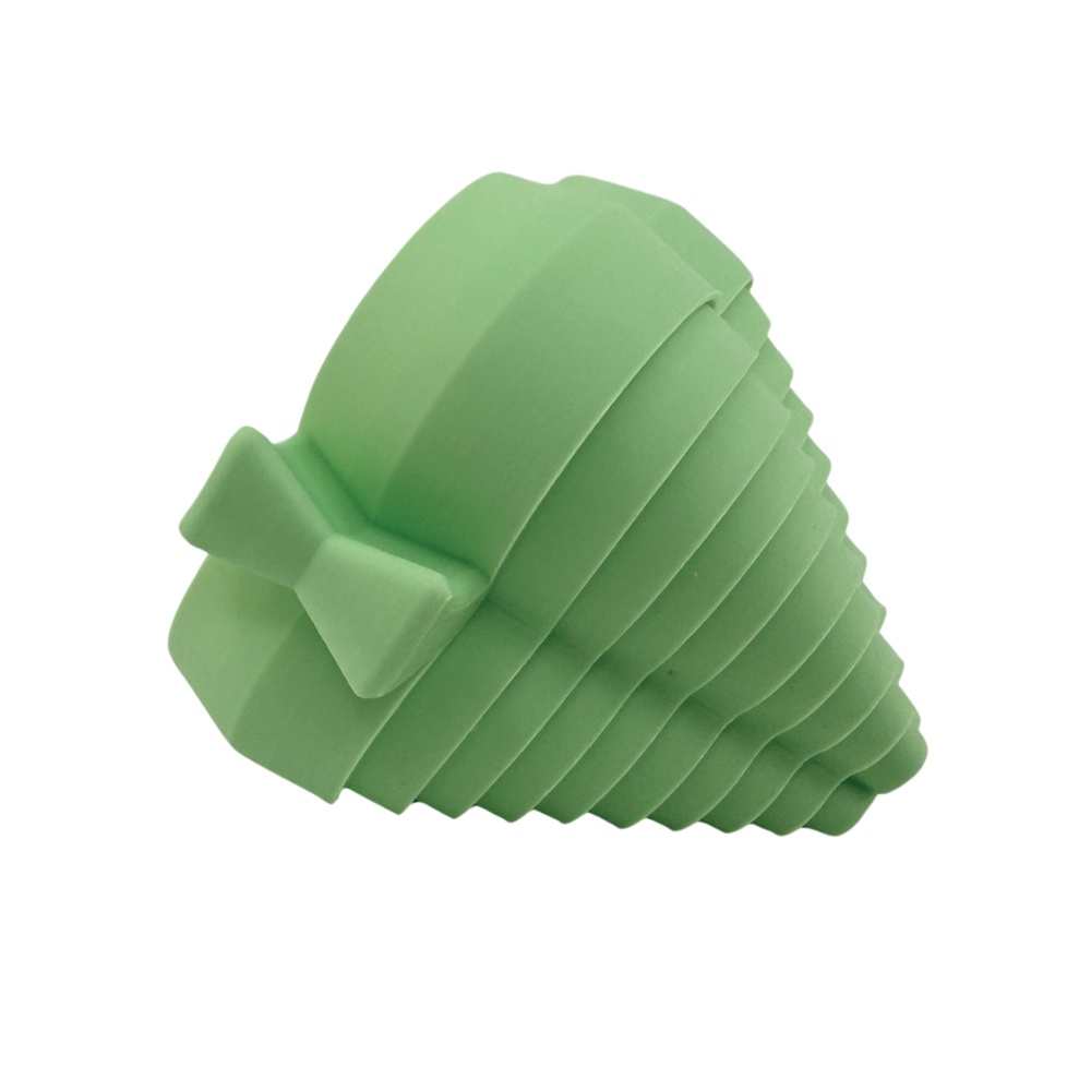 St. Patrick's Day clover fidget toy in light green