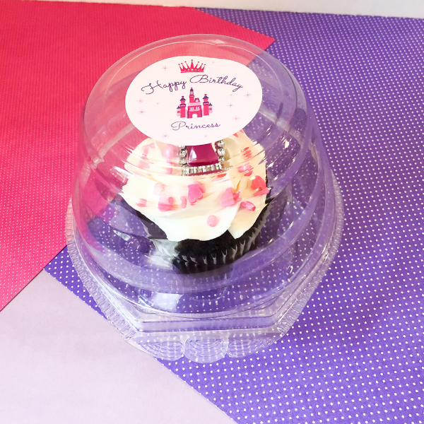 Single Compartment Cupcake Container with FREE Sticker Download, 8