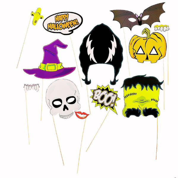 creepy, halloween photo prop sticks