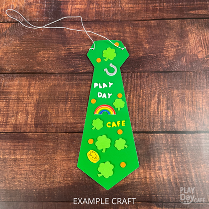 St. Patrick's Day Tie Craft, 12 count