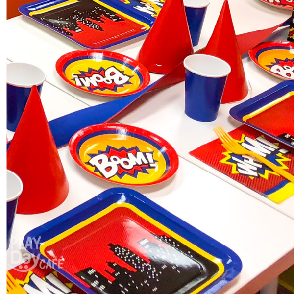 superhero tableware